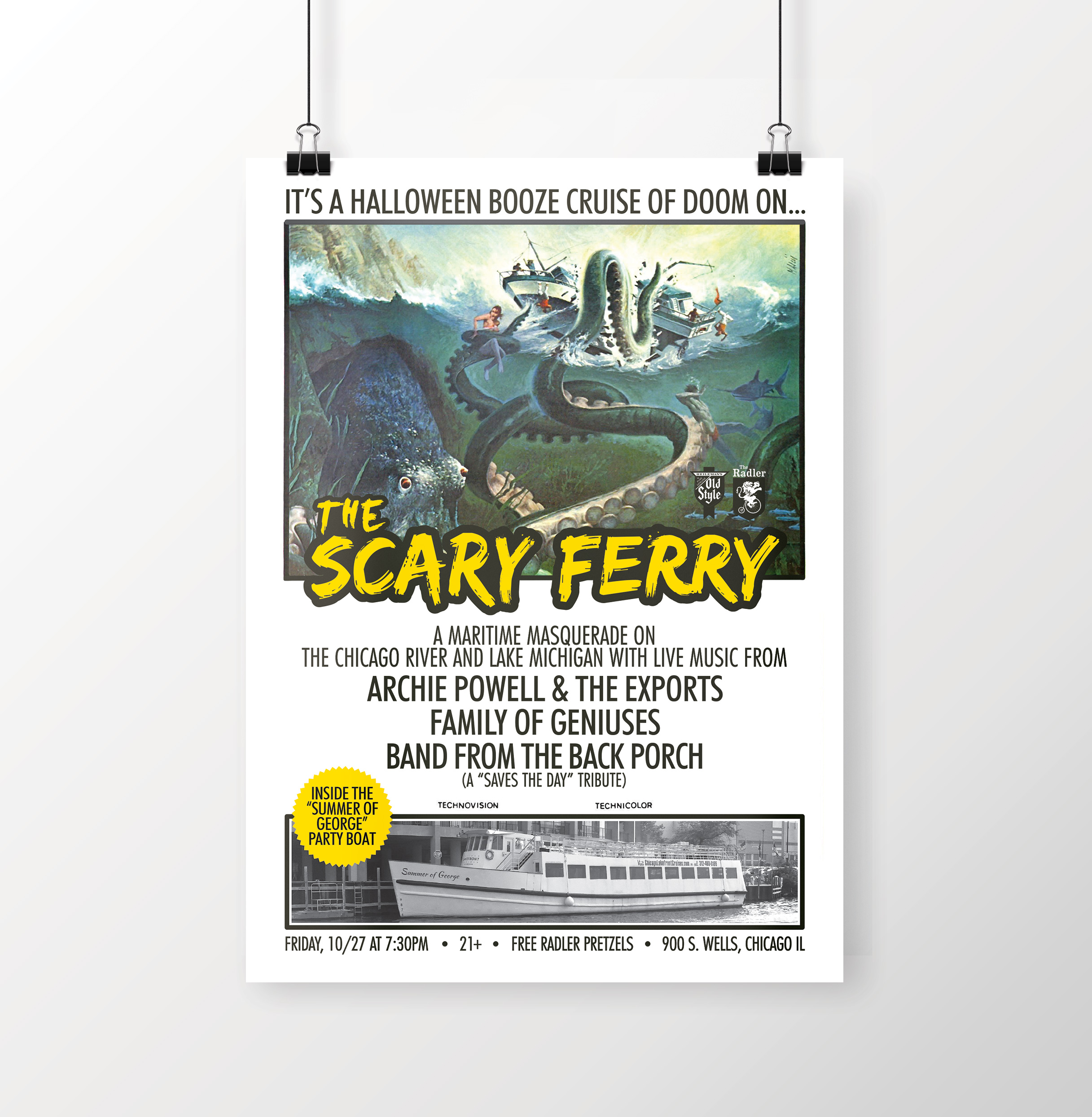 Scary Ferry Poster
